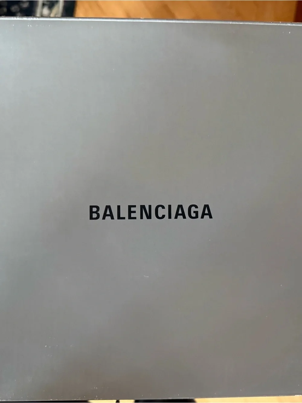 Balenciaga Triple S Chunky Black Sneakers with White Laces